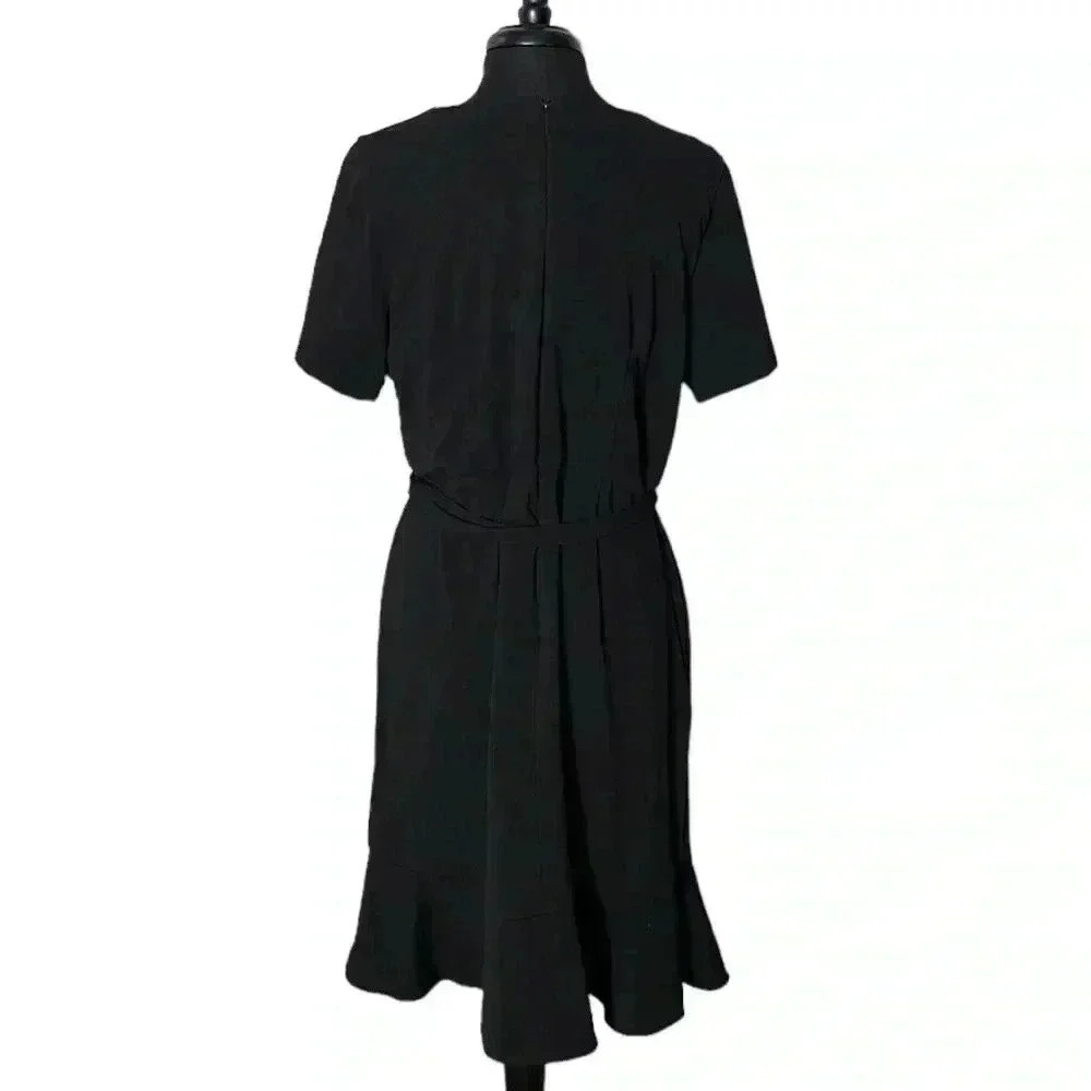 Shelby & Palmer Black Midi Tulip Dress Size 14W - Picture 4 of 8